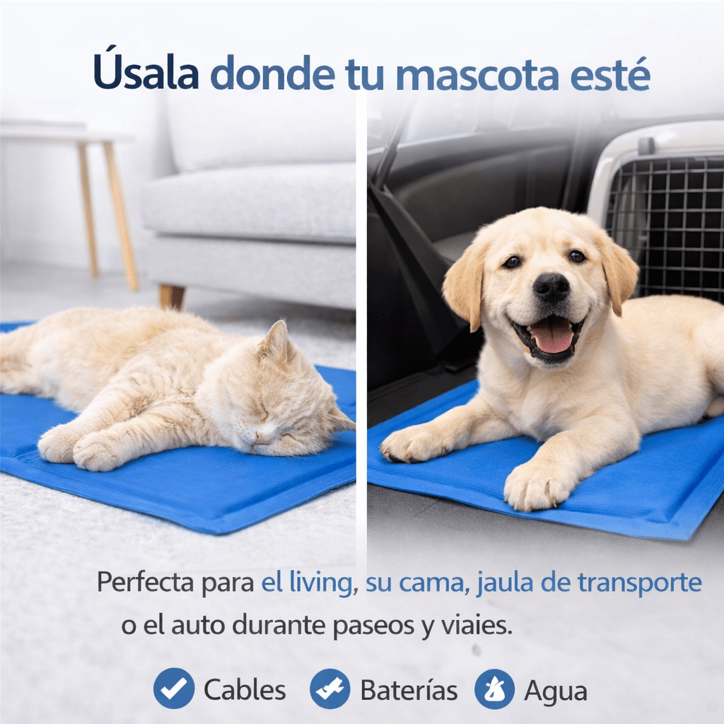 Manta Refrigerante para Mascotas – Frescura continua durante el día