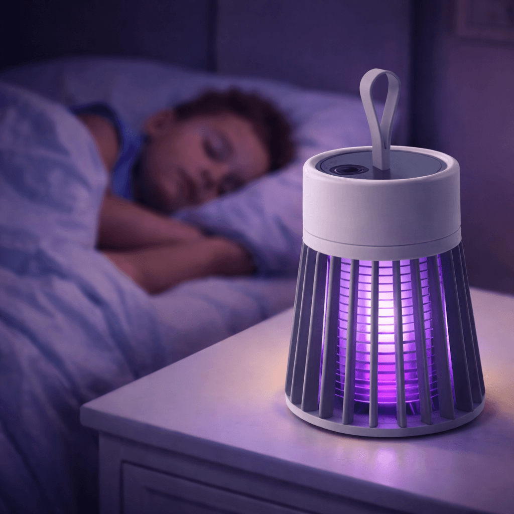 Lámpara Mata Mosquitos Recargable – Elimina mosquitos en tu hogar sin químicos ni sprays