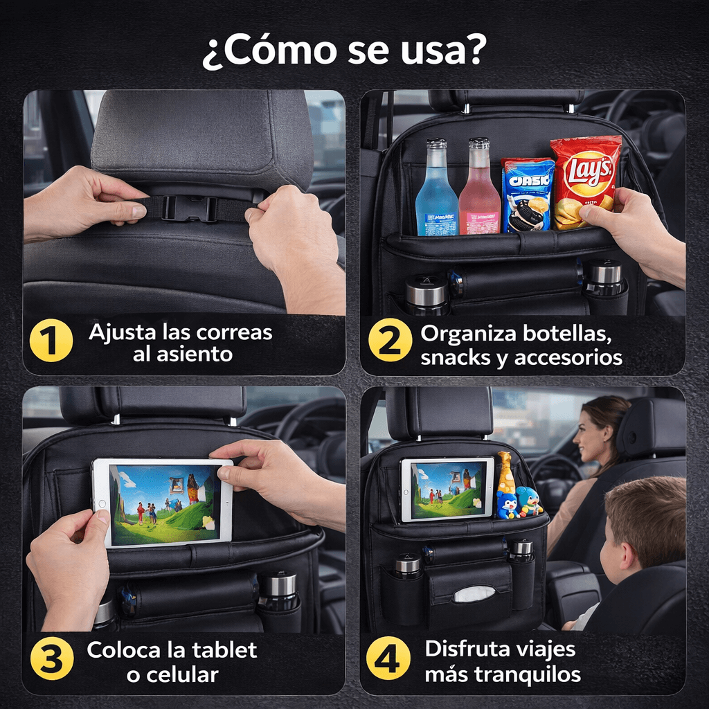 Mantén tu auto ordenado en segundos (sin desorden ni estrés)